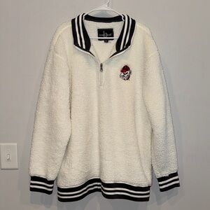 Boxercraft Black and White Fleece Pullover Size 2X